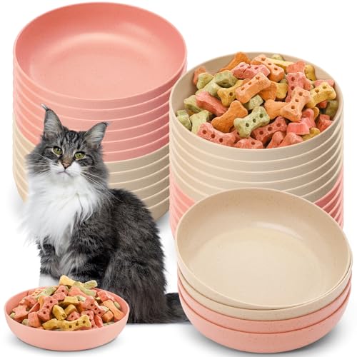 Tioncy 24 Stück Schnurrhaar, Müdigkeit, Linderung von Müdigkeit, flacher Katzenfutternapf, breiter und kleiner Haustierteller, breite streunende Katzen, nasse Futternäpfe für Frettchen, Wildkatzen, Tioncy 24 Stück Schnurrhaar, Müdigkeit, Linderung von Müdigkeit, flacher Katzenfutternapf, breiter und kleiner Haustierteller, breite streunende Katzen, nasse Futternäpfe für Frettchen, Wildkatzen, von Tioncy