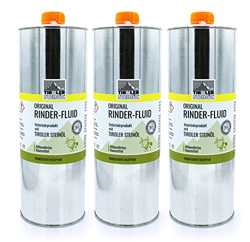 Tiroler Steinöl - Bremsenöl, Set mit 3 Stück a 1000 ml zum Vorteilspreis | Fliegenöl gegen Insekten, Fliegen, Bremsen, Zecken usw Tiroler Steinöl - Bremsenöl, Set mit 3 Stück a 1000 ml zum Vorteilspreis | Fliegenöl gegen Insekten, Fliegen, Bremsen, Zecken usw von Tiroler Steinöl