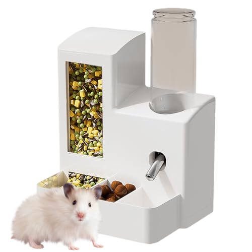 Tisujune Hamster Trinkflasche | Hamster Snack Spender,Interaktiv Für Igel Kaninchen Streifenhörnchen Wohnung Schlafzimmer Innen Außen Tisujune Hamster Trinkflasche | Hamster Snack Spender,Interaktiv Für Igel Kaninchen Streifenhörnchen Wohnung Schlafzimmer Innen Außen von Tisujune