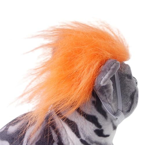 Tisujune Katze Perücke,Orange Kleine Hund Perücke | Katzen Cosplay Zubehör Tierkopfschmuck Kostüm Für Halloween Weihnachten Reisen Indoor Outdoor Feste Partys Tisujune Katze Perücke,Orange Kleine Hund Perücke | Katzen Cosplay Zubehör Tierkopfschmuck Kostüm Für Halloween Weihnachten Reisen Indoor Outdoor Feste Partys von Tisujune