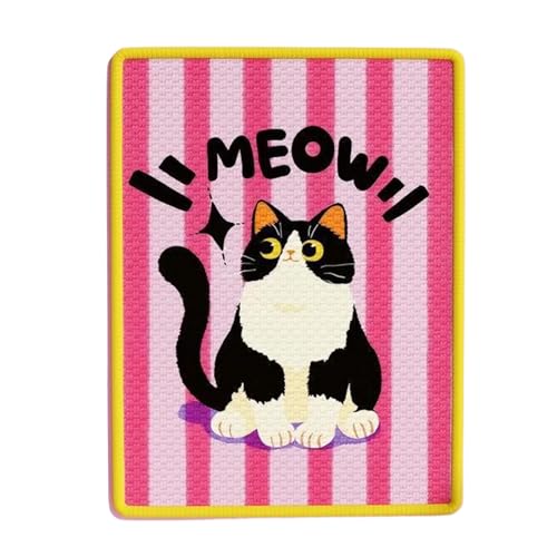 Tisujune Katzen Kratzpad Selbstklebend - Kratzmatte Für Wand Zur Möbelschutz - Sisal Kratzbrett Für Möbel Teppich Boden Sofa Stuhl Tür Wohnzimmer Schlafzimmer von Tisujune