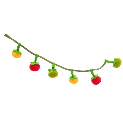 Tisujune Katzen Spielzeug mit Katzenminze - Kuscheltier Mit Katzenspielzeug Für Wohnungskatzen | Bissfeste Tierfigur In Tomatenform Für Zuhause Garten Und Unterwegs Tisujune Katzen Spielzeug mit Katzenminze - Kuscheltier Mit Katzenspielzeug Für Wohnungskatzen | Bissfeste Tierfigur In Tomatenform Für Zuhause Garten Und Unterwegs von Tisujune