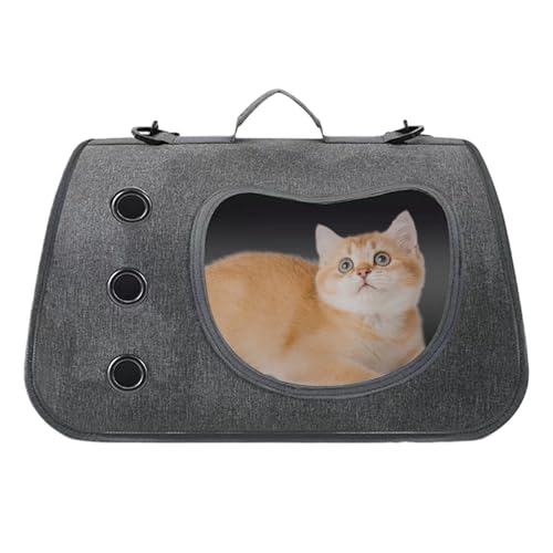 Tisujune Kleine Hundetrage - Verstellbare Outdoor Transporttasche - Klare Schultertrage Mit Breitem Griff Für Reisen Urlaub Camping Spaziergänge Tisujune Kleine Hundetrage - Verstellbare Outdoor Transporttasche - Klare Schultertrage Mit Breitem Griff Für Reisen Urlaub Camping Spaziergänge von Tisujune