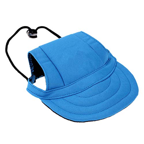Tiuimk Baseballmütze für Hunde, Größe S, niedlicher und praktischer Sonnenhut für Haustiere, Blau von Tiuimk