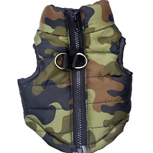 Tiuimk Haustier-Geschirr, weich, bequem, Camouflage, Größe S, ideal für Herbst und Winter Tiuimk Haustier-Geschirr, weich, bequem, Camouflage, Größe S, ideal für Herbst und Winter von Tiuimk