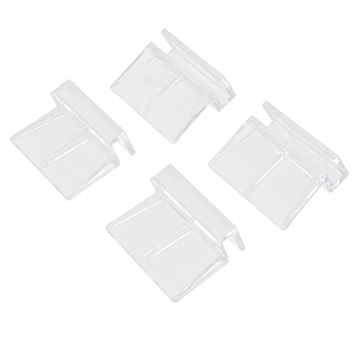 Tiuimk Kunststoff-Clips für Aquarien, 6 mm, einfache Installation, sicherer Halt, 4 Stück Tiuimk Kunststoff-Clips für Aquarien, 6 mm, einfache Installation, sicherer Halt, 4 Stück von Tiuimk