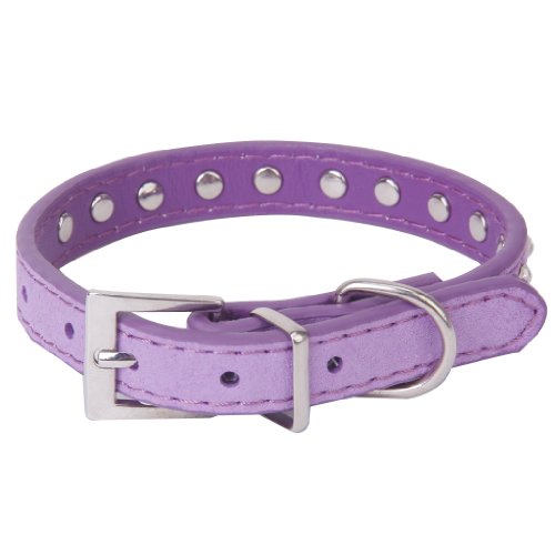 Tiuimk Lila XS Kristall Diamant Samt Haustier Halsband - Verstellbare, sichere Schnalle, Modische Strass Dekoration Tiuimk Lila XS Kristall Diamant Samt Haustier Halsband - Verstellbare, sichere Schnalle, Modische Strass Dekoration von Tiuimk