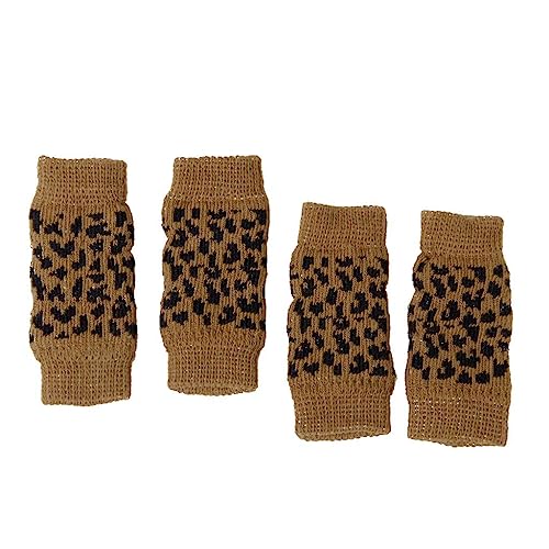 Tiuimk M Leopard Print Pet Leg Warmer und elastischer Beinschutz für Hunde von Tiuimk