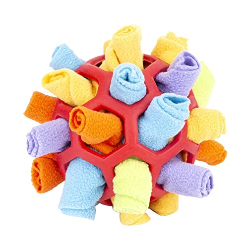 Tiuimk Pet Snuffle Ball Spielzeug Futtersuche Instinkt Tragbares Interaktives Hund Puzzle Spielzeug von Tiuimk