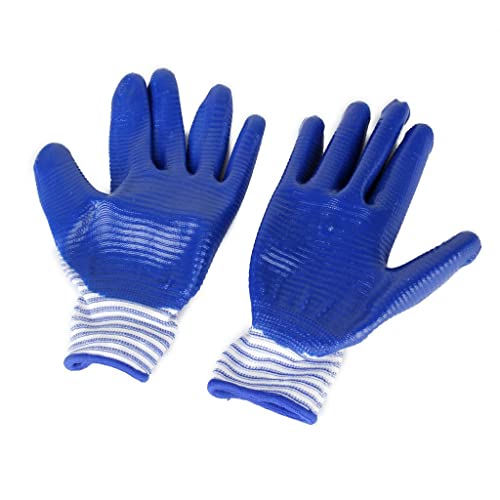 Tiuimk Zebramuster Kunststoff Bissfeste Handschuhe - Atmungsaktiv und Umweltfreundlich von Tiuimk