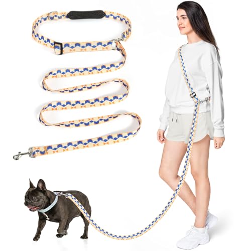 Tivray Freihandleinen Hundeleine, Joggingleine für Hunde 2,8m verstellbar Übungsleine Führleine zum Laufen Joggen Wandern, Freihandleinen für kleine & mittelgroße Hunde,Orange Tivray Freihandleinen Hundeleine, Joggingleine für Hunde 2,8m verstellbar Übungsleine Führleine zum Laufen Joggen Wandern, Freihandleinen für kleine & mittelgroße Hunde,Orange von Tivray