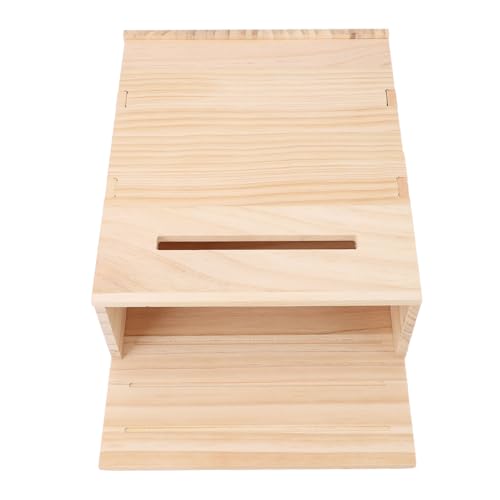 Fledermaushaus, Wetterfest, Handgefertigt, Einzelkammer-Fledermauskasten aus Holz für den Außenbereich, Garten, Terrasse, Hof Fledermaushaus, Wetterfest, Handgefertigt, Einzelkammer-Fledermauskasten aus Holz für den Außenbereich, Garten, Terrasse, Hof von Tixiyu