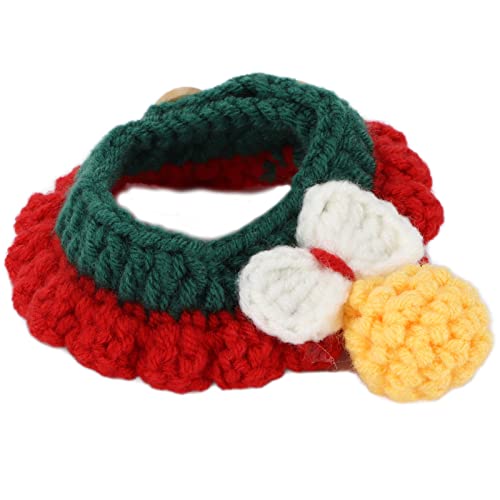 Tixiyu Halsband für Enten, Hühner und Gänse, Gestrickt mit Wollgarn, Weich und Bequem, Haustier-Accessoire für Weihnachten, Halloween, Geburtstagsparty (S) von Tixiyu
