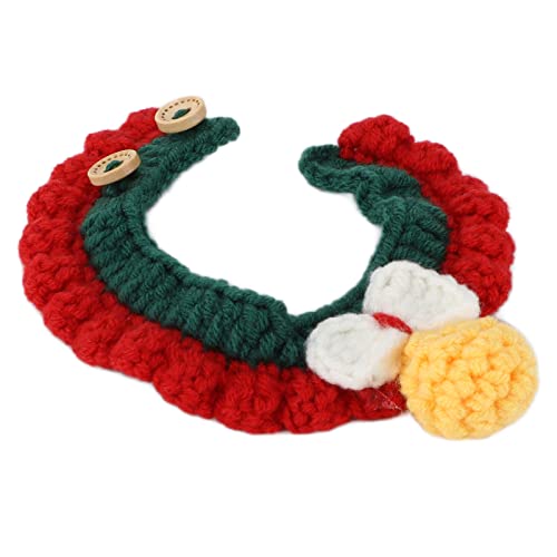 Tixiyu Halsband für Enten, Hühner und Gänse, Gestrickt mit Wollgarn, Weich und Bequem, Haustier-Accessoire für Weihnachten, Halloween, Geburtstagsparty (Xs) von Tixiyu