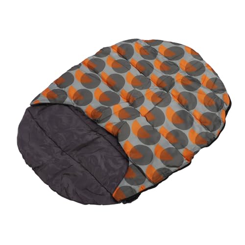 Tixiyu Haustier-Schlafkissensack, Wasserdichter Polyester-Hundeschlafsack, Tragbar, Warmer Druck, Haustier-Außenschlafsack für Reisen, Camping Tixiyu Haustier-Schlafkissensack, Wasserdichter Polyester-Hundeschlafsack, Tragbar, Warmer Druck, Haustier-Außenschlafsack für Reisen, Camping von Tixiyu