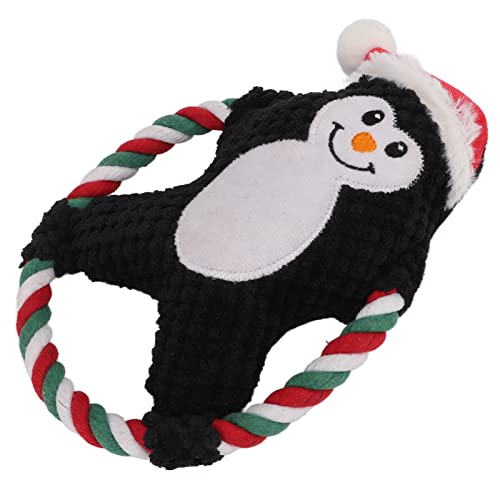 Tixiyu Hundekauen Spielzeug Plüsch Quietschende Hund Spielzeug Biss Resistent Cord -Haustierspielzeug mit Weihnachtshut -Design für Kleine Mittlere Große Haustiere Tixiyu Hundekauen Spielzeug Plüsch Quietschende Hund Spielzeug Biss Resistent Cord -Haustierspielzeug mit Weihnachtshut -Design für Kleine Mittlere Große Haustiere von Tixiyu