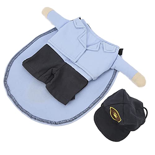 Tixiyu Lustige Hundekleidung, Süßes Haustier-Postbotenkostüm, Weicher Hundeanzug mit Kappe für Kleine und Mittelgroße Hunde und Katzen, Halloween, Weihnachtsfeiern (XL) von Tixiyu