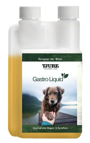 TJURE - Gastro Liquid - 500 ml Dosierflasche | Unterstützt die Verdauung des Hundes | Wirkt harmonisierend | Feste Kotkonsistenz unterstützend von Tjure