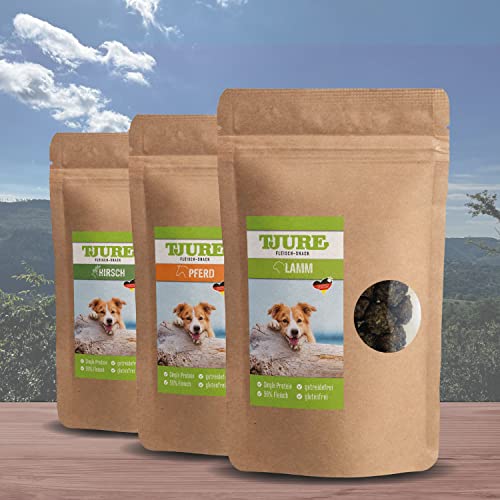 TJURE Hund - Snack Box Premium (3 x 150 g) von Tjure