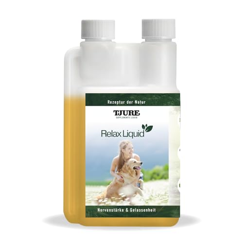 TJURE - Relax Liquid - 500 ml Dosierflasche | So Wird die nervliche Belastbarkeit gesteigert | Natürliche Entspannung für deinen Hund von Tjure