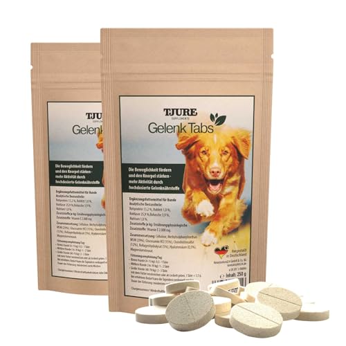 Tjure - Gelenk Tabs 2 x 250 g Sparpack | Reduziert Gelenkprobleme | fördert Gelenkgesundheit Tjure - Gelenk Tabs 2 x 250 g Sparpack | Reduziert Gelenkprobleme | fördert Gelenkgesundheit von Tjure
