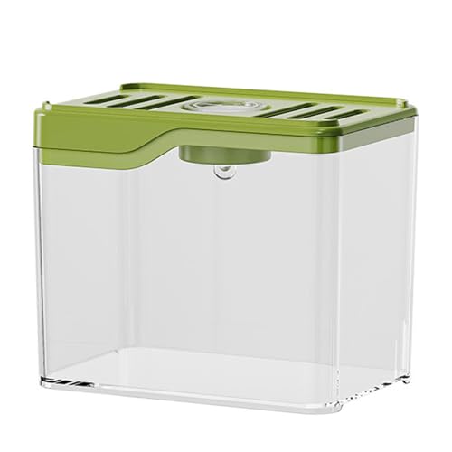 Winzige Schreibtisch-Aquarium-Schüssel, Raumdekoration, mit buntem LED-Licht, für Familie, Freunde, Miniatur-Fischtanks von Tkidplw