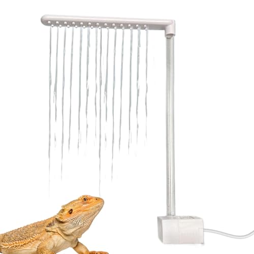 Tktouci Bärtiges Drachenbad, bärtige Drachendusche | Badezubehör Duschkopf Bart Dragon Accessoires,360 Rotationsduschhead mit Saugnäpfeln, Haustierversorgungen für Eidechsen, Frettchen, Eichhörnchen von Tktouci