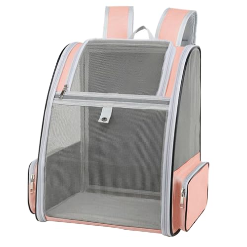 Tktouci Katzen-Rucksack, Haustier-Rucksack, atmungsaktiv, mit abnehmbarem Plüschkissen, für Picknick, Wandern, Camping von Tktouci