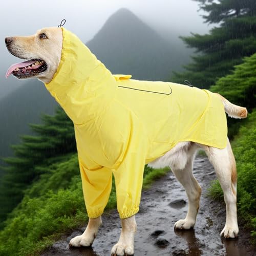 Tktouci Regenmantel Für Hunde - Reflektierende Regenjacke für Hunde mit Zugseilöffnung,Einstellbarer Poncho für Nachtsichtbarkeit in Größe Mittel Groß für Wanderungen und Regentag Spaziergänge Tktouci Regenmantel Für Hunde - Reflektierende Regenjacke für Hunde mit Zugseilöffnung,Einstellbarer Poncho für Nachtsichtbarkeit in Größe Mittel Groß für Wanderungen und Regentag Spaziergänge von Tktouci
