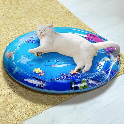 Tktouci Wassersensor Spielmatte | Aufblasbares Sensorisches Pad | Interaktiver Cooler Komfort Aufblasbares Haustierbett | Kühlung Haustierwasserbett Für Haustiere & Kinder 100 cm Tktouci Wassersensor Spielmatte | Aufblasbares Sensorisches Pad | Interaktiver Cooler Komfort Aufblasbares Haustierbett | Kühlung Haustierwasserbett Für Haustiere & Kinder 100 cm von Tktouci
