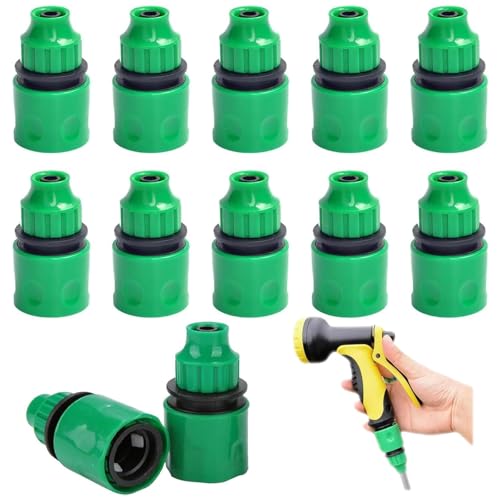 Tkxjry 12 Stück Gartenschlauch Schnellverbinder, Schlauchtrommel schlauchverbinder Set, Kunststoff Schlauchverbinder-Satz, Düse Connect Kit für Küche Garten Outdoor Schlauch Rohr Werkzeug Tkxjry 12 Stück Gartenschlauch Schnellverbinder, Schlauchtrommel schlauchverbinder Set, Kunststoff Schlauchverbinder-Satz, Düse Connect Kit für Küche Garten Outdoor Schlauch Rohr Werkzeug von Tkxjry