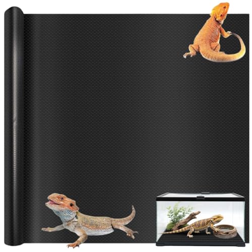 Tlence Reptilien-Substratmatte, Bartdrache, Terrarium-Teppich, schwarze Eidechse, Bettauskleidung, zuschneidbar, Schildkröten-Lebensraum, Bodenbelag, Zubehör für Leopard, Gecko, Schlange Tlence Reptilien-Substratmatte, Bartdrache, Terrarium-Teppich, schwarze Eidechse, Bettauskleidung, zuschneidbar, Schildkröten-Lebensraum, Bodenbelag, Zubehör für Leopard, Gecko, Schlange von Tlence