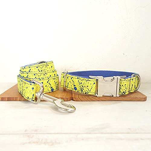 Hundehalsband Krawatte Verstellbares Training Hundehalskette und Hundeleine Gravur-Halsband_Leine_Set_L von Tlwrnop