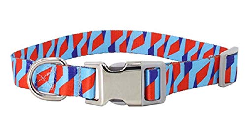 Tlwrnop Personalisierte Gravur Hundehalsbänder Leder Verstellbarer Kosename Hunde-ID Halsbandname Hundehalsband-Pink_L von Tlwrnop