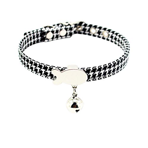 Personalisierte ID Halsband und Glocke Customized Dog Cat Collar Gravur   Kosename Tel Gravur Halskette für Welpen Chihuahua-Light_Green_XXS von Tlwrnop