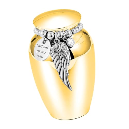 Aluminiumlegierung Haustier Urne Mit Flügelperlendesign Sicherer Leckeres Versiegelung Aschehalter Für Pet Memorial Keepsakes Charme Decor Aluminiumlegierung Haustier Urne Mit Flügelperlendesign Sicherer Leckeres Versiegelung Aschehalter Für Pet Memorial Keepsakes Charme Decor von Tmboryuu
