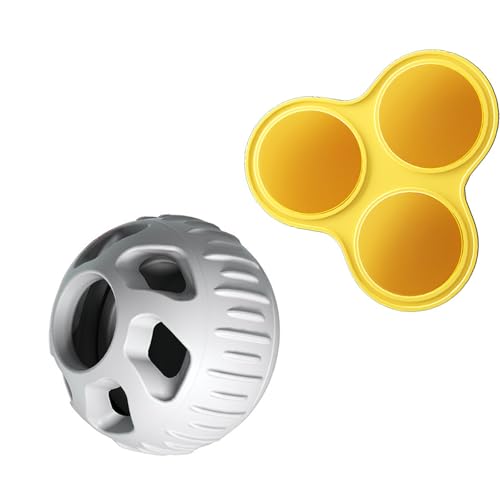 Hunde Und Leck Food Toy Freeze Füllbare Behandlungsball Training Spielzeug Für Kleine Bis Große Hund Silikon Kauen Für Zähneputzung Interaktiver Leckerbissenspender Hunde Und Leck Food Toy Freeze Füllbare Behandlungsball Training Spielzeug Für Kleine Bis Große Hund Silikon Kauen Für Zähneputzung Interaktiver Leckerbissenspender von Tmboryuu