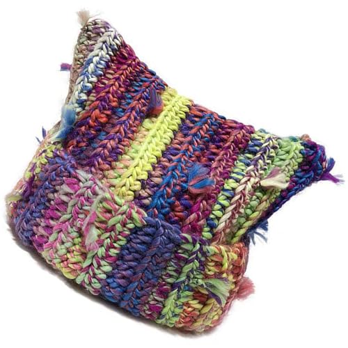 Verspieltheit Katzen Ohrhut Mit Quasten Gemischte Farbe Fransenpullover Für Winterausflüge Verspieltheit Katzen Ohrhut Mit Quasten Gemischte Farbe Fransenpullover Für Winterausflüge von Tmboryuu