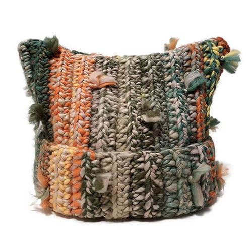 Verspieltheit Katzen Ohrhut Mit Quasten Gemischte Farbe Fransenpullover Für Winterausflüge Verspieltheit Katzen Ohrhut Mit Quasten Gemischte Farbe Fransenpullover Für Winterausflüge von Tmboryuu