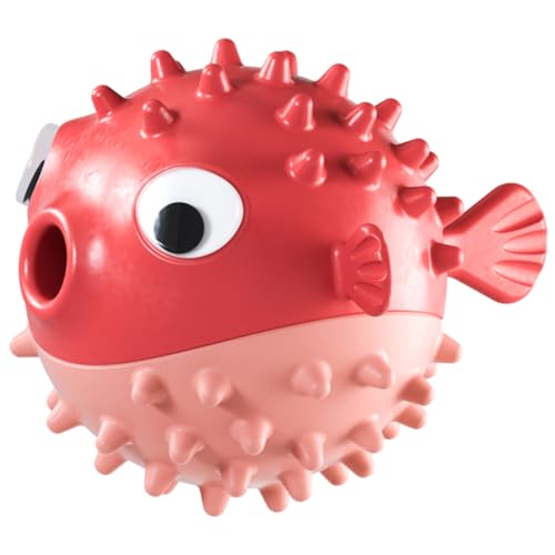 Hundebälle mit Glockenklang, interaktives Hundespielzeug, Leckerli-Spender, Hundespielzeug, Katzenspielzeug, Gummibälle, elastischer Gummiball für kleine, mittelgroße und große Hunde und Katzen, Rot Hundebälle mit Glockenklang, interaktives Hundespielzeug, Leckerli-Spender, Hundespielzeug, Katzenspielzeug, Gummibälle, elastischer Gummiball für kleine, mittelgroße und große Hunde und Katzen, Rot von Tmeng