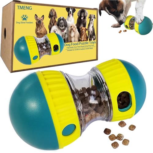 Hundefutter-Puzzle-Spielzeug, verstellbare Hundeleckerli-Dosierung, interaktive Jagd langsamer Feeder für Langeweile und Stimulierung, IQ-Training für kleine, mittelgroße und große Hunde Hundefutter-Puzzle-Spielzeug, verstellbare Hundeleckerli-Dosierung, interaktive Jagd langsamer Feeder für Langeweile und Stimulierung, IQ-Training für kleine, mittelgroße und große Hunde von Tmeng