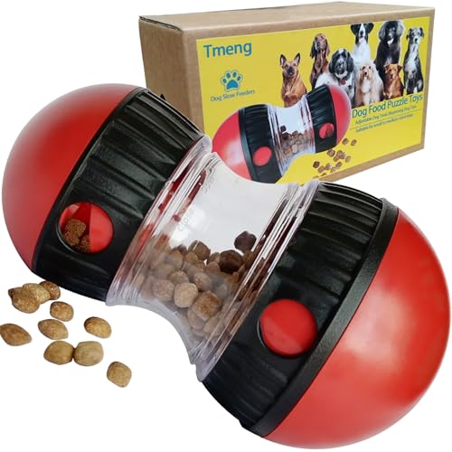 Hundefutter-Puzzle-Spielzeug, verstellbare Hundeleckerli-Dosierung, interaktive Jagd langsamer Feeder für Langeweile und Stimulierung, IQ-Training für kleine mittelgroße Hunde (XL) von Tmeng