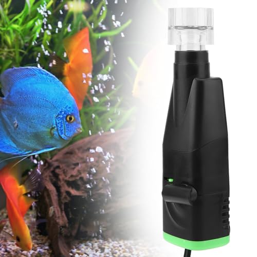 Aquarium Skimmer Aquarium Oberfläche Ölabschäumer Minifilter für Aquarium Aquarium Ölfilm Werkzeug 220-240V EU-Stecker entfernen von Tnfeeon