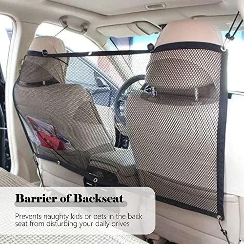 Auto-Haustierbarriere, Hochwertig, Leicht, Leicht zu Installieren, Passt zu Jedem Auto und Van, Langlebigem Netz, Schwarz, 115*62 Cm, Sicherheitsnetz, Hält Haustiere Sicher, Bequemes Zubehör Auto-Haustierbarriere, Hochwertig, Leicht, Leicht zu Installieren, Passt zu Jedem Auto und Van, Langlebigem Netz, Schwarz, 115*62 Cm, Sicherheitsnetz, Hält Haustiere Sicher, Bequemes Zubehör von Tnfeeon