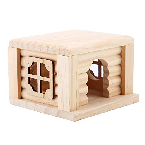 Blockhaus Spielzeug für Haustier Hamster, Qualitätsholzhaus Entspannungsbereich Haustier Käfig Zusätze für Chinchilla Frettchen Nagetiere kleine Tiere Blockhaus Spielzeug für Haustier Hamster, Qualitätsholzhaus Entspannungsbereich Haustier Käfig Zusätze für Chinchilla Frettchen Nagetiere kleine Tiere von Tnfeeon