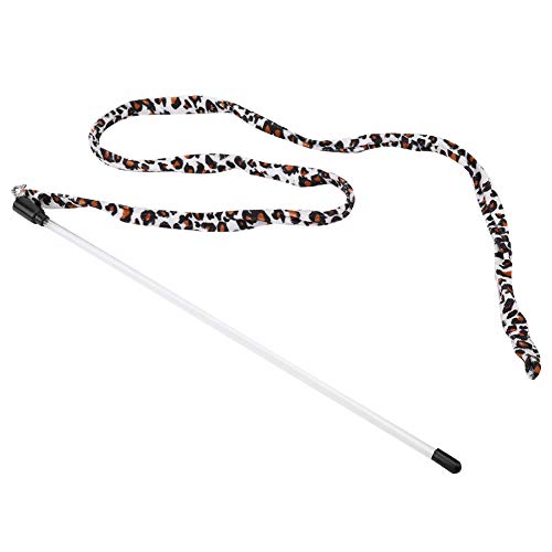 Cat Teaser Toy, Cat Teaser Stick Chaser Zauberstab Leopard Print Tail mit Bell Cat Chaser Toy für Kätzchen Katze mit Spaß Übung spielen Cat Teaser Toy, Cat Teaser Stick Chaser Zauberstab Leopard Print Tail mit Bell Cat Chaser Toy für Kätzchen Katze mit Spaß Übung spielen von Tnfeeon