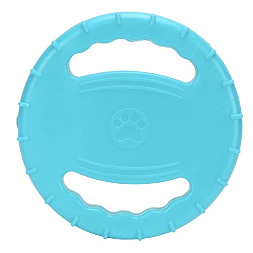 Dog Flying Disc Toy, Dog Unzerstörbare TPR Leichte Flugtrainings-Flugscheibe (Himmelblau) von Tnfeeon