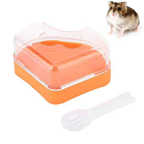 Hamster Badezimmer, Mini Hamster Bad Toilette Haustier Hamster Bad Badewanne Sand Zimmer Sauna Toilette für Kleintiere von Tnfeeon