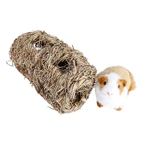 Hamster Meerschweinchen Hase Kaninchen Gras Haus Kleintier Gras Versteck Toy Pets Nest House von Tnfeeon