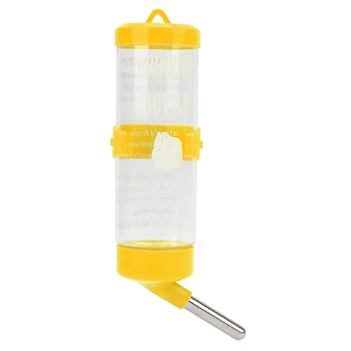 Hamster-Wasserflaschenspender, Automatischer, Tropffreier Hamster-Trinkbrunnen für Kleine Tiere (Gelb) von Tnfeeon